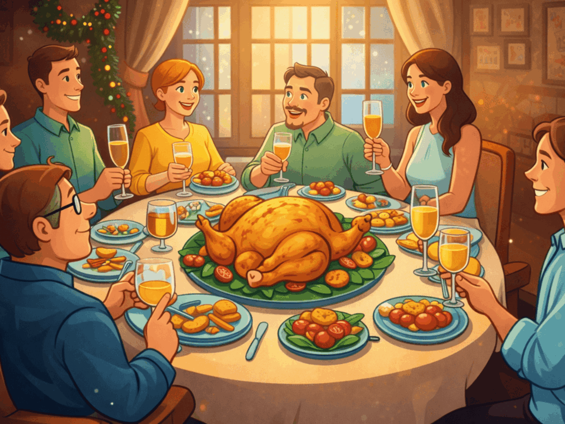 Как избежать переедания в новогодние праздники?