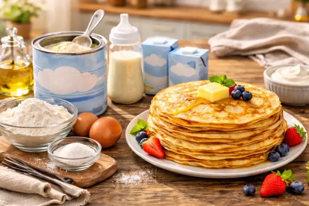 Вторая жизнь детской смеси: вкусные и полезные блины для всей семьи