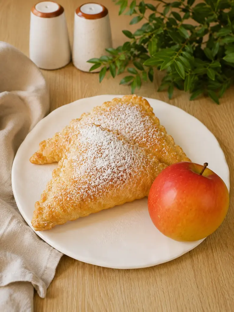 Слойки с яблоками