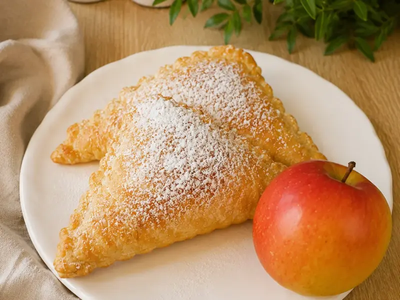 Слойки с яблоками